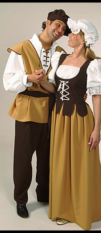 Medieval Man & Lady